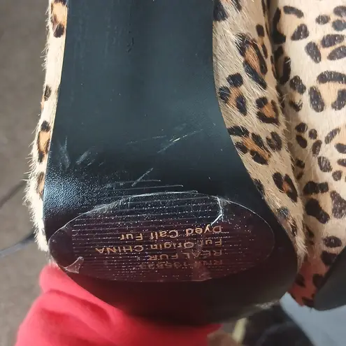 Carlos Santana women's veruca leopard print dress pumps size 7.5