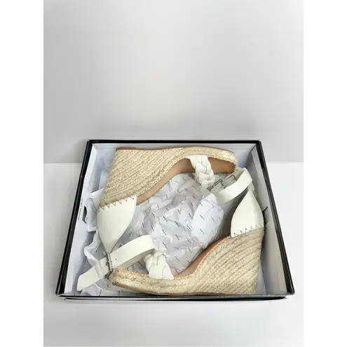 Dolce Vita Espadrille Sandals Size 9.5 White Ankle Strap Open Toe NEW White