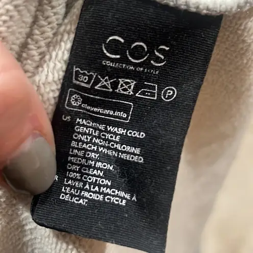 COS  gray sweatshirt