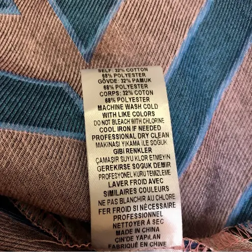 Opening Ceremony NWT Slash Pool Fit & Flare Dress Jacquard Pastel Pink & Blue 0