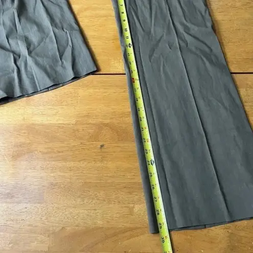 Classiques Entier Sz 2 Trousers Pants Tapered Leg High Rise Pockets Belted