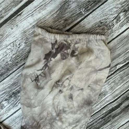 Versona Women's Tie Dye 3/4 Sleeve Blouse XL Extra Large Beige Tan Light Brown