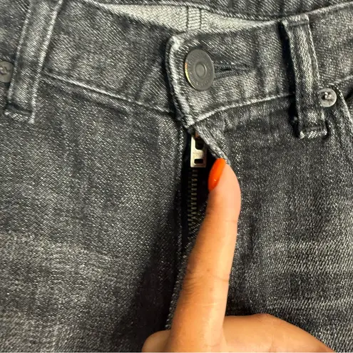 Moussy Vintage Glendele Black Mid Rise Cropped Ankle Jeans Size 28