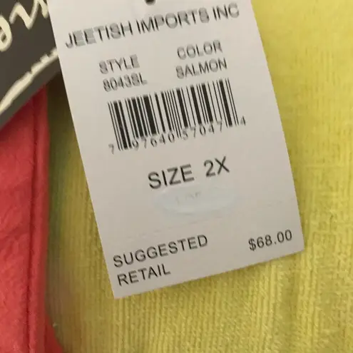 Jane Ashley Woman Casual Lifestyle Shirt 2X NWT