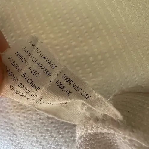 Club Monaco Size Medium White Cowl Neck Romantic Jersey Top