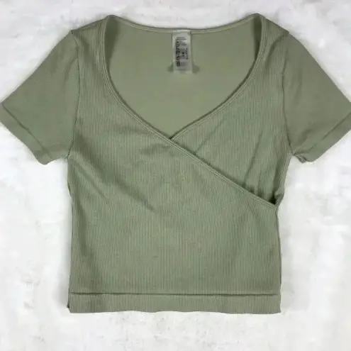 One Step Up Green Crop Top SMALL/MEDIUM