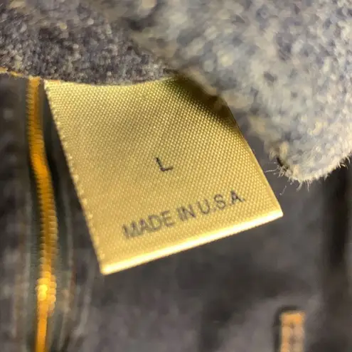 Frankie B Y2K Jumpsuit Dark Wash Denim Zip up Large Inseam 30 inches Blue