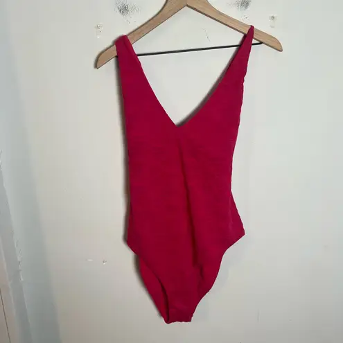 ANDIE SWIM- The Amalfi Swimsuit Pink Lava Floral One Piece Summer Pool Beach