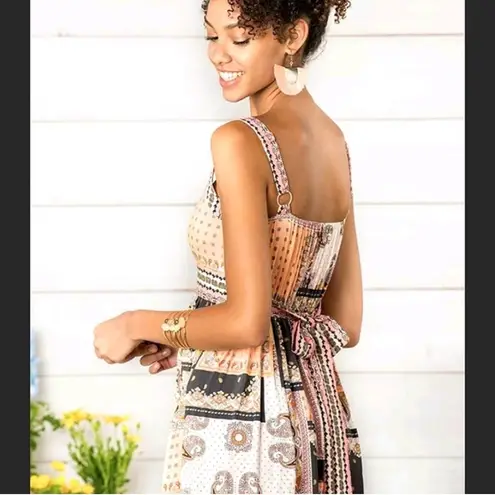 Matilda Jane Adventure Begins Perfectly Paisley Maxi Dress Size XS