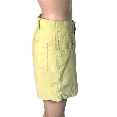 Horny Toad Womens Mom Shorts High Waist Outdoor Hiking Travel Green Size 4