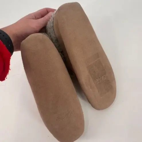 Hush Puppies Vintage 90s Leather Booties Moccasins Slippers Faux Fur Size 7