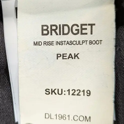 DL1961 Bridget Midrise Intra Sculpt Bootcut GUC Size 26W J1360