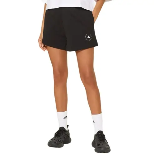 NWT Adidas by Stella McCartney Black High Rise French Terry Shorts Sweats S