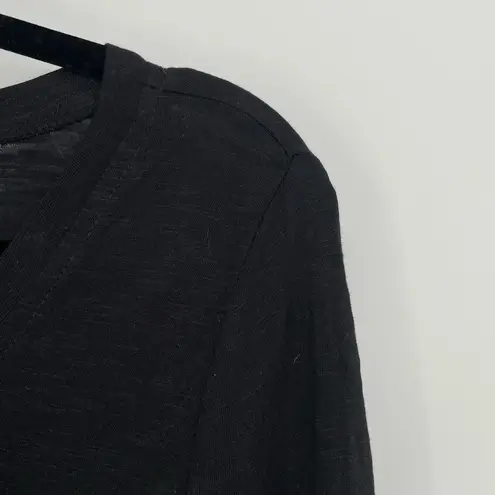 LOGO By Lori Goldstein Logo Lori Goldstein 3/4 Sleeve Black Babydoll Embelished Whimsigoth Tunic Top XS