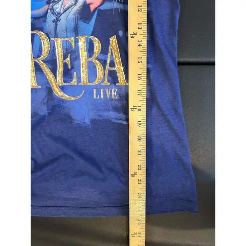 Reba McEntire Band Tee Size Large Fitted V Neck Women Concert Country