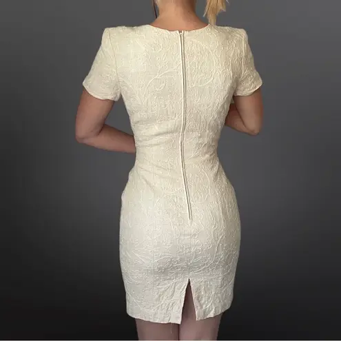 Maggy London VINTAGE 1990s  raw silk dress thumbnail 3