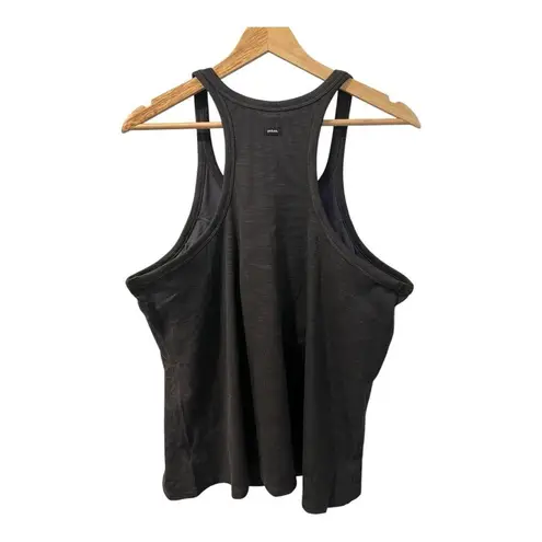 prAna Becksa Tank Plus Black Size 1X UPF 50+ Shelf Bra Compression Stretch NWT