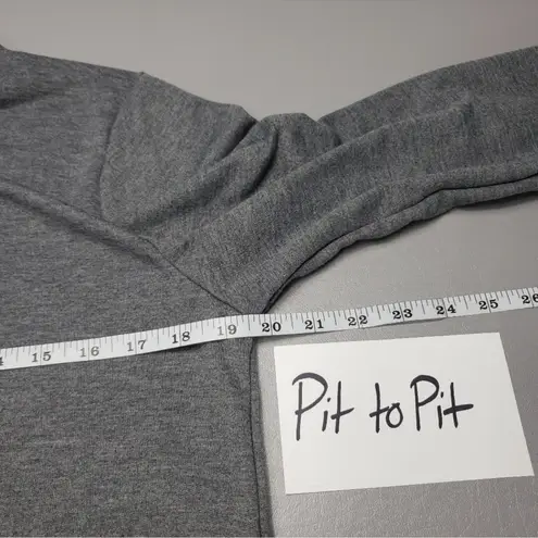 “I Run On Coffee” Women’s Gray Graphic Sweatshirt, Large