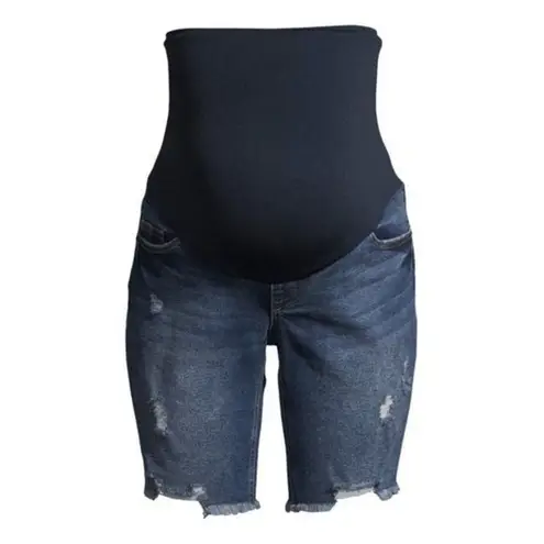 Time and Tru Maternity Bermuda Shorts with Full Panel