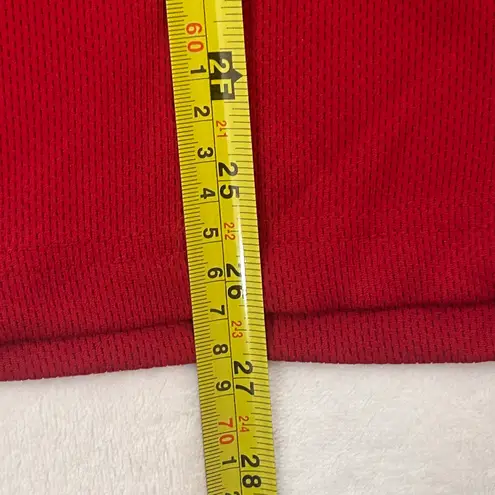 Quiksilver Vintage Y2K Skateboard Surf Red/Blk Basketball Tank Top Jersey size S