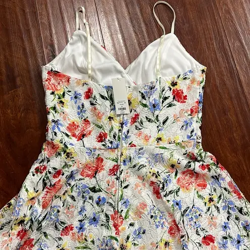 Blue Rain Floral Dress