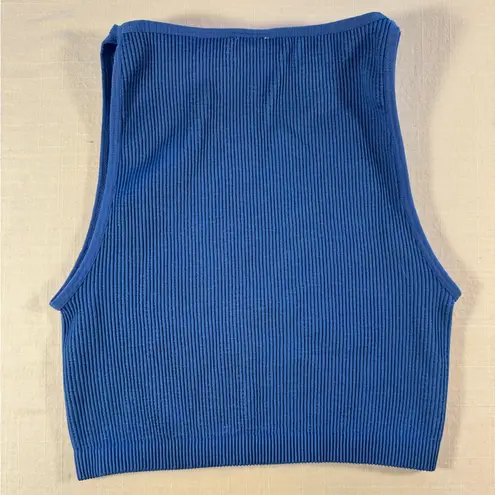 Cotton On  Vibrant Blue Ribbed Tank Top