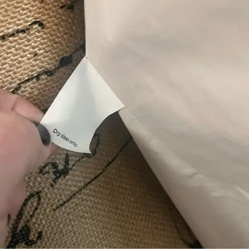 J.Crew  Women's Cream Double-Breasted Wool‎ Cashmere Blend Peacoat Medium | EUC