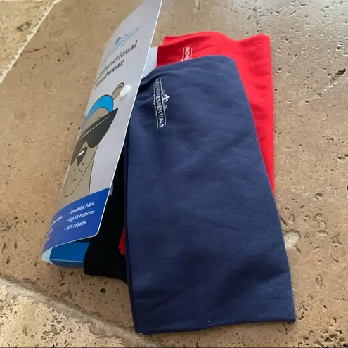 Nordic Essentials Multifunctional Headwear 3 Pack Sports Headband Bandana Black