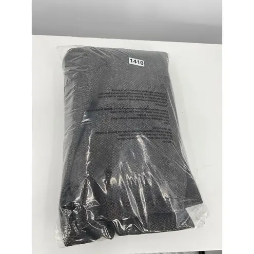 Vintage Ashley Scott Wool Blend Herringbone Tweed Blazer Coat Double Breasted Brown Size M