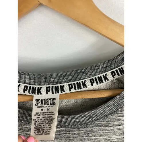 PINK - Victoria's Secret VS Pink Stripe Lightweight sweatshirt Size Medium