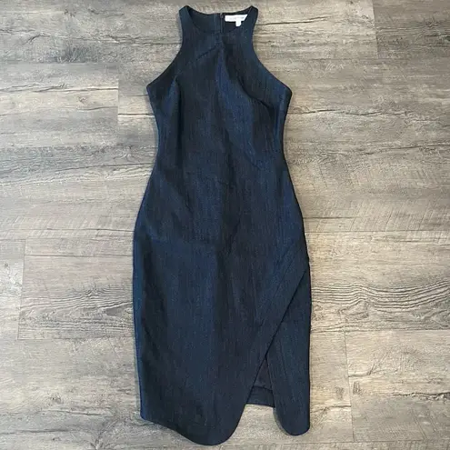 Elizabeth and James Bardot Min Dress in Indigo