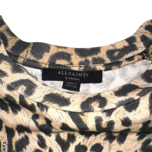 ALLSAINTS NWOT All Saints Coni Leopard Print Tank Mini Dress XS
