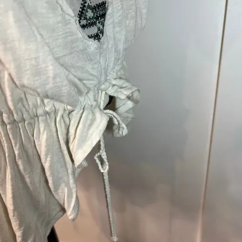 Free People  Women’s Boho Linen Blend Blouse Size M