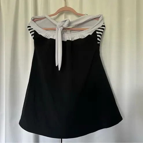 COCOSHIP New NWT Swimsuit Swim Dress 4XL 18 Lined Wireless Tummy Control Halter