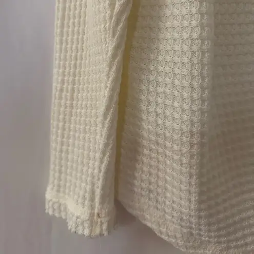 Akemi + Kin ANTHROPOLOGIE Side Knot Waffle Knit Blouse Size S