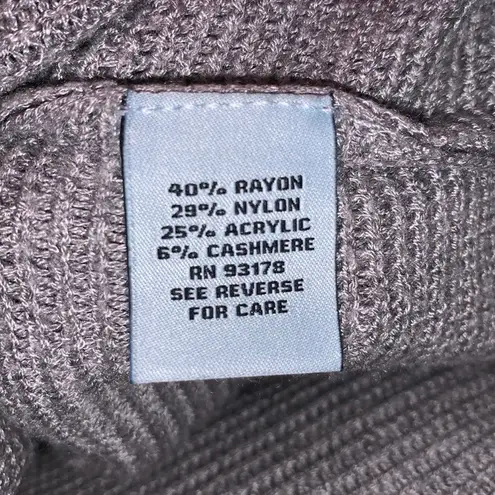 Joan Vass Vass cashmere blend tight knit sweater Grey