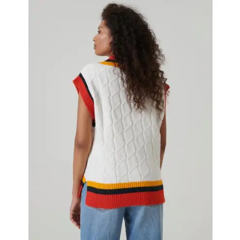 NWT Harry Potter Warner Bros. Hogwarts Womens Sweater Vest Cream