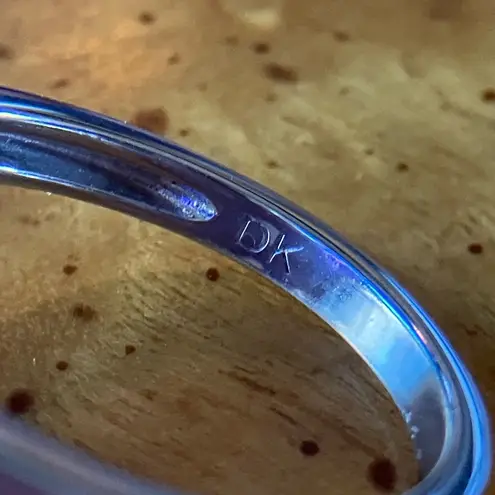 African Amethyst Marcasite Sterling Silver Ring Size 8