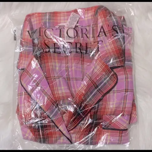 Victoria's Secret Victoria Secret Pink Red Purple Plaid Sleep Shorts Romper Pajamas Lounge