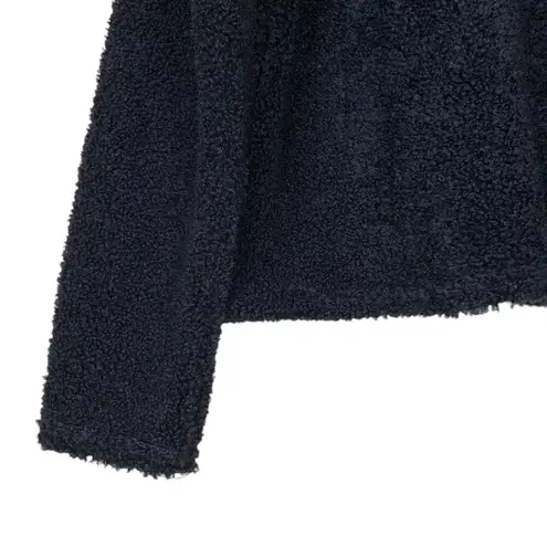 MARIKA Womens Tyra Faux Teddy Fur Pullover Size Large NEW Black