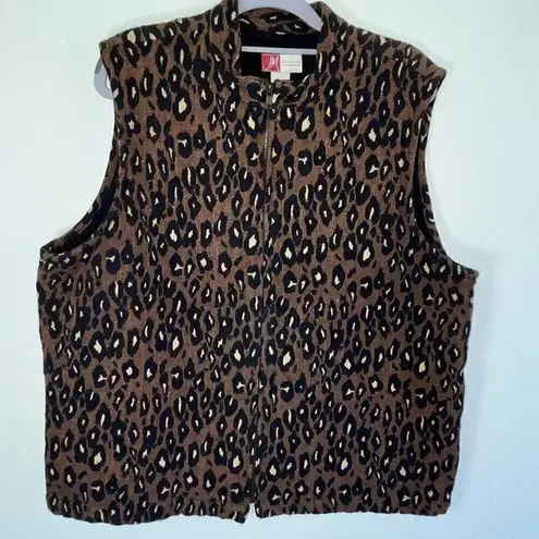 Jennifer Moore  Women’s Animal Print 100% Cotton Vest 18