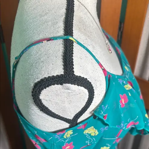 I Heart Ronson Green Ruched Maxi Dress Spaghetti Strap