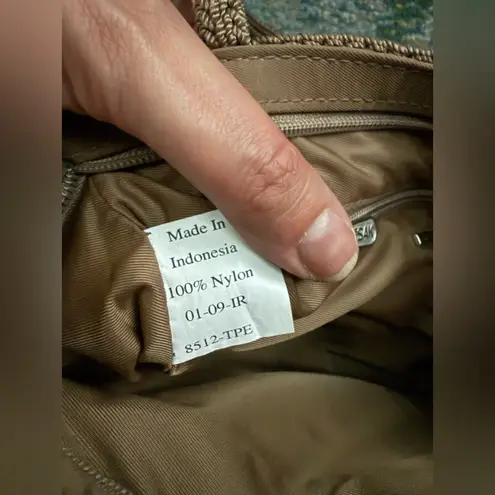 The Sak Vintage 2009 taupe woven mini hand bag