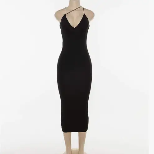 NWT Asymmetrical Spaghetti Strap Deep V