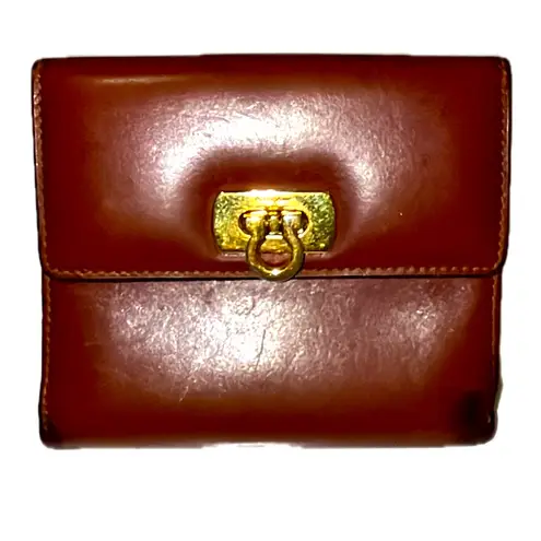 Salvatore Ferragamo Leather Double Bifold Wallet