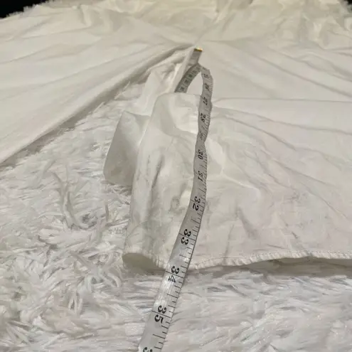 Calypso St. Barth Holly Silk Wide Leg Bride Jumpsuit in White XXL