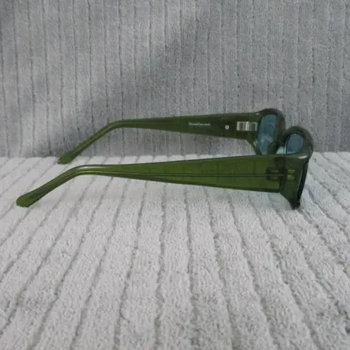 New Divine Eyewear Pandora Green/Clear Green Sunglasses NWT