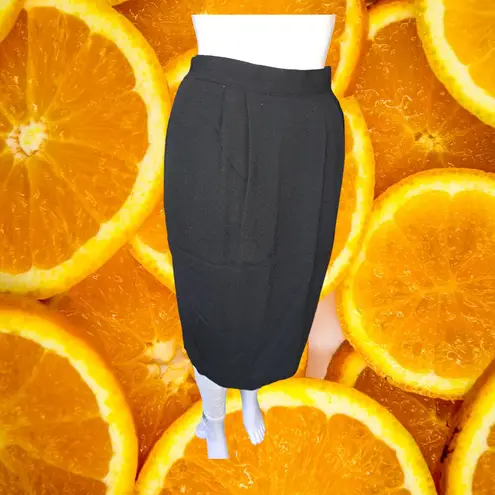 New Vintage Lord & Taylor Button Up Blouse Size 8 With Skirt Size 6 Blue