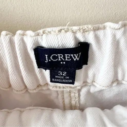 J. Crew Factory Drawstring Jeans Womens Size 32 White $118 BY903