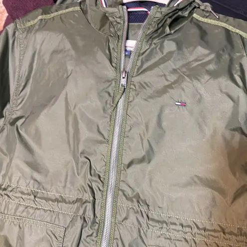 Tommy Hilfiger green windbreaker